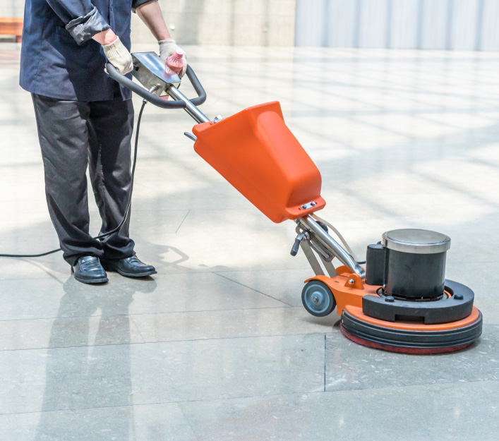 floor with orange